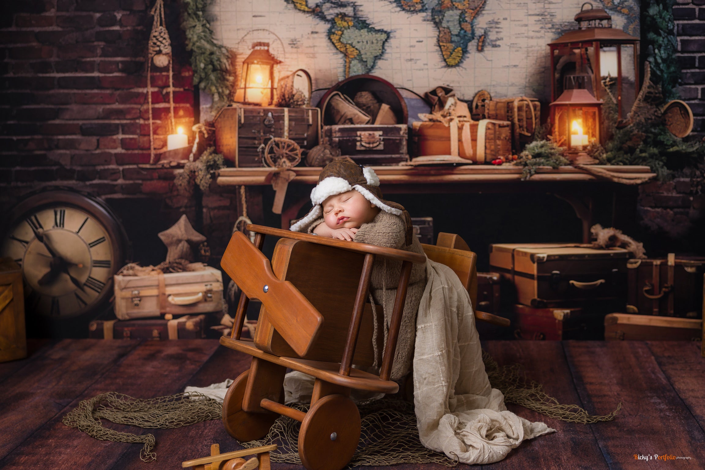 Kate Voyager à travers le monde Carte Toile de fond conçue par Emetselch - Kate Backdrop FR