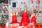Kate Mur blanc Cuisine Noël Toile de fond en Laine pour la photographie - Kate Backdrop FR