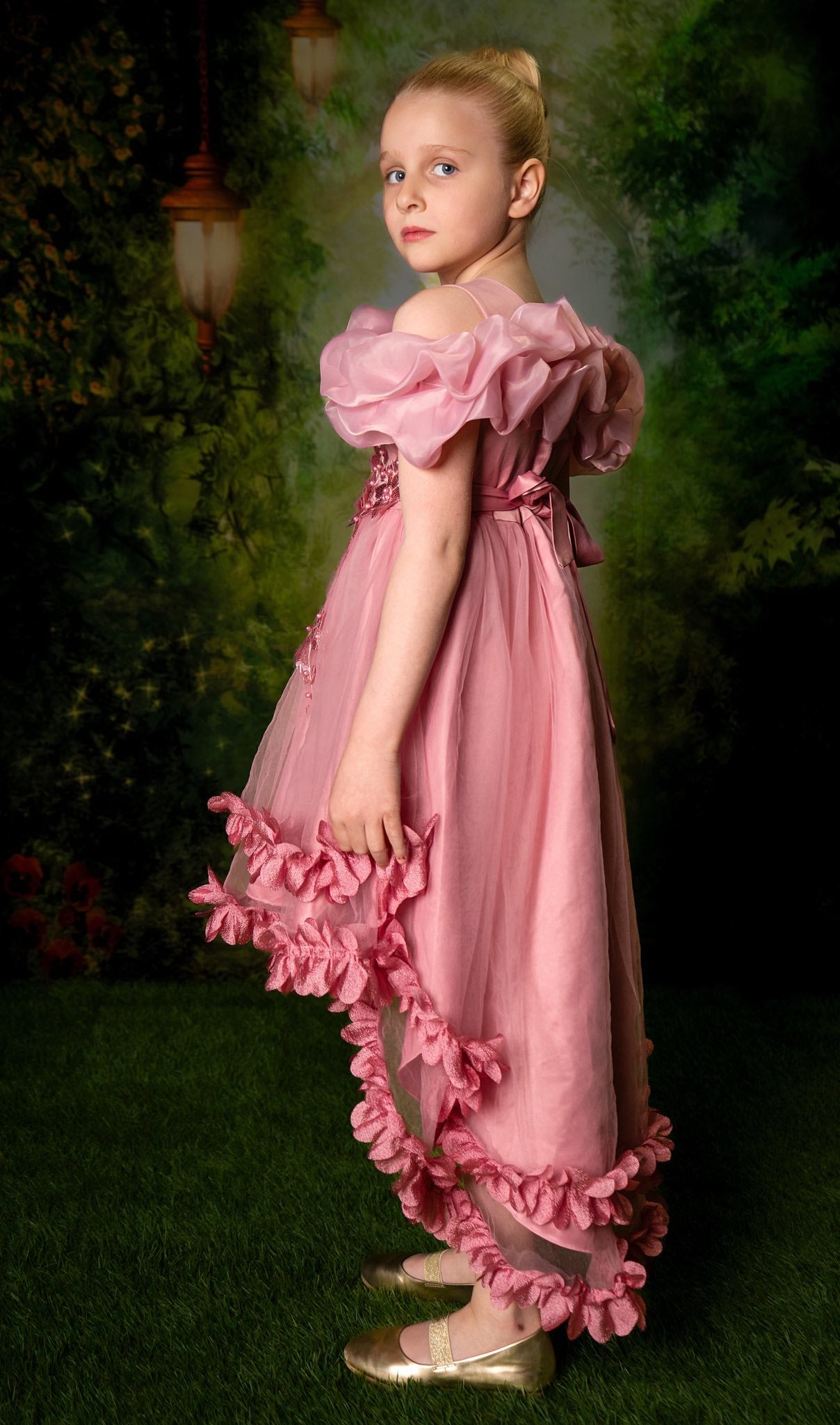 Kate Printemps Vert Onirique Conte de fées Toile de fond pour la photographie