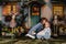 Kate Printemps Maison Jardin Fleurs Toile de fond conçue par Emetselch - Kate Backdrop FR