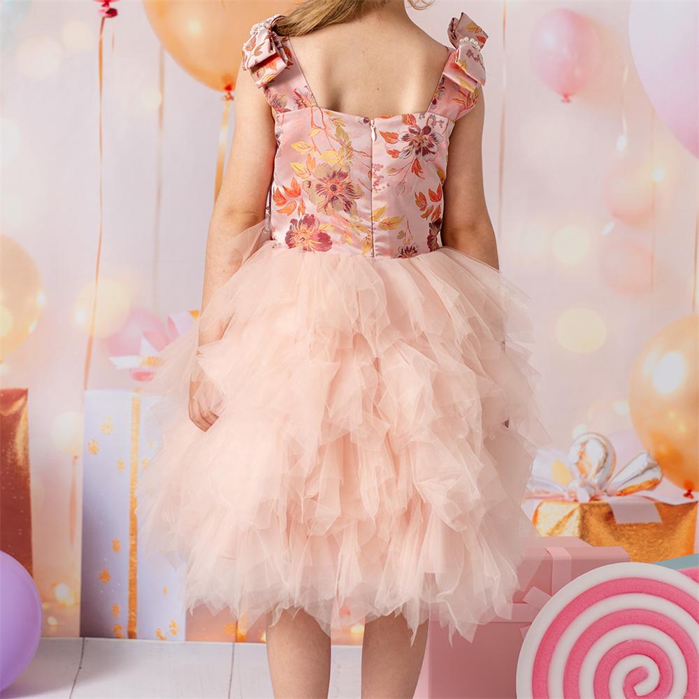 Kate Princesse Rose Floral Robe pour Enfants - Kate Backdrop FR