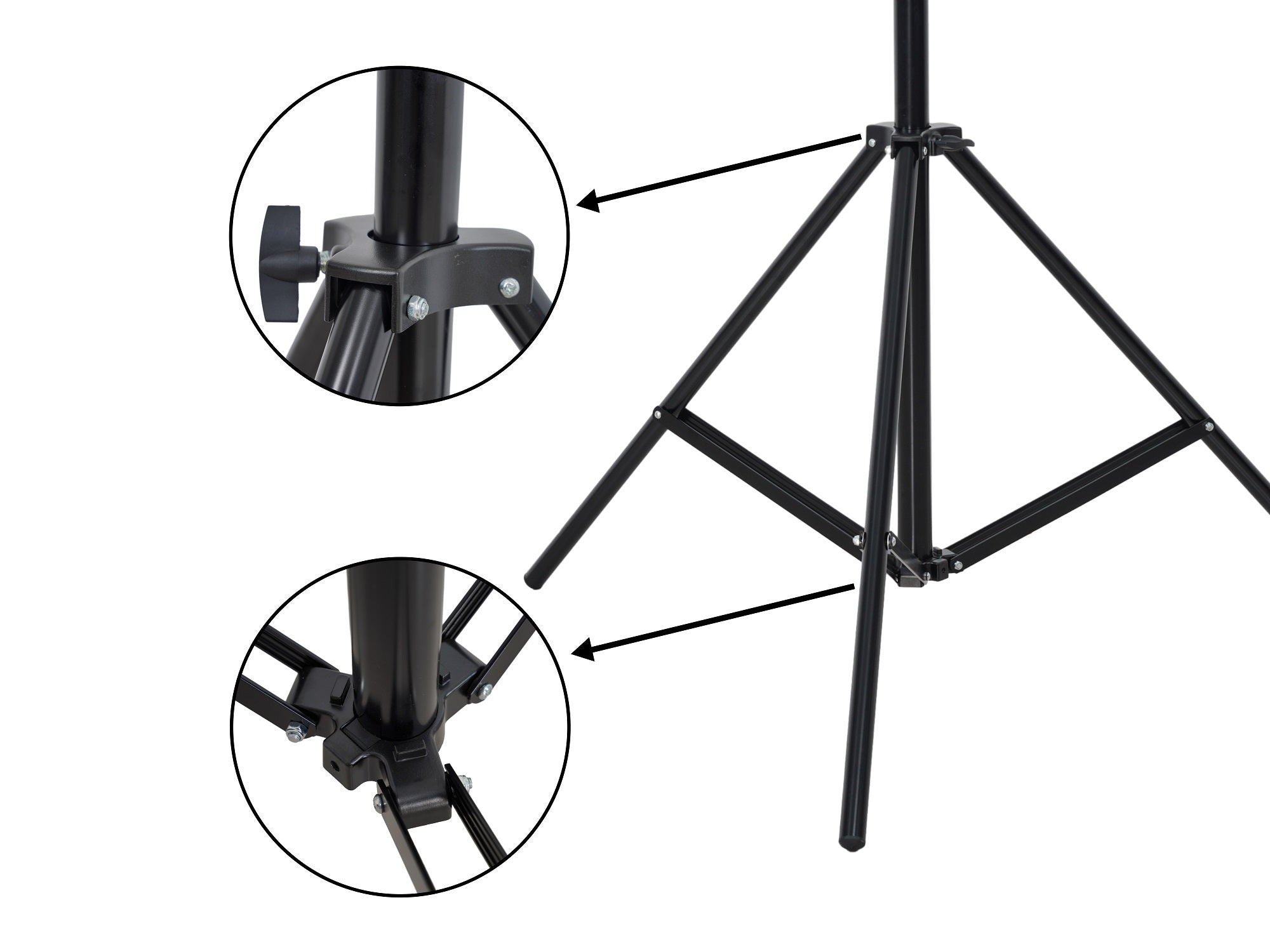 Kate 3x2,8m Kit de Support de Cadre Ajustable pour la photographie