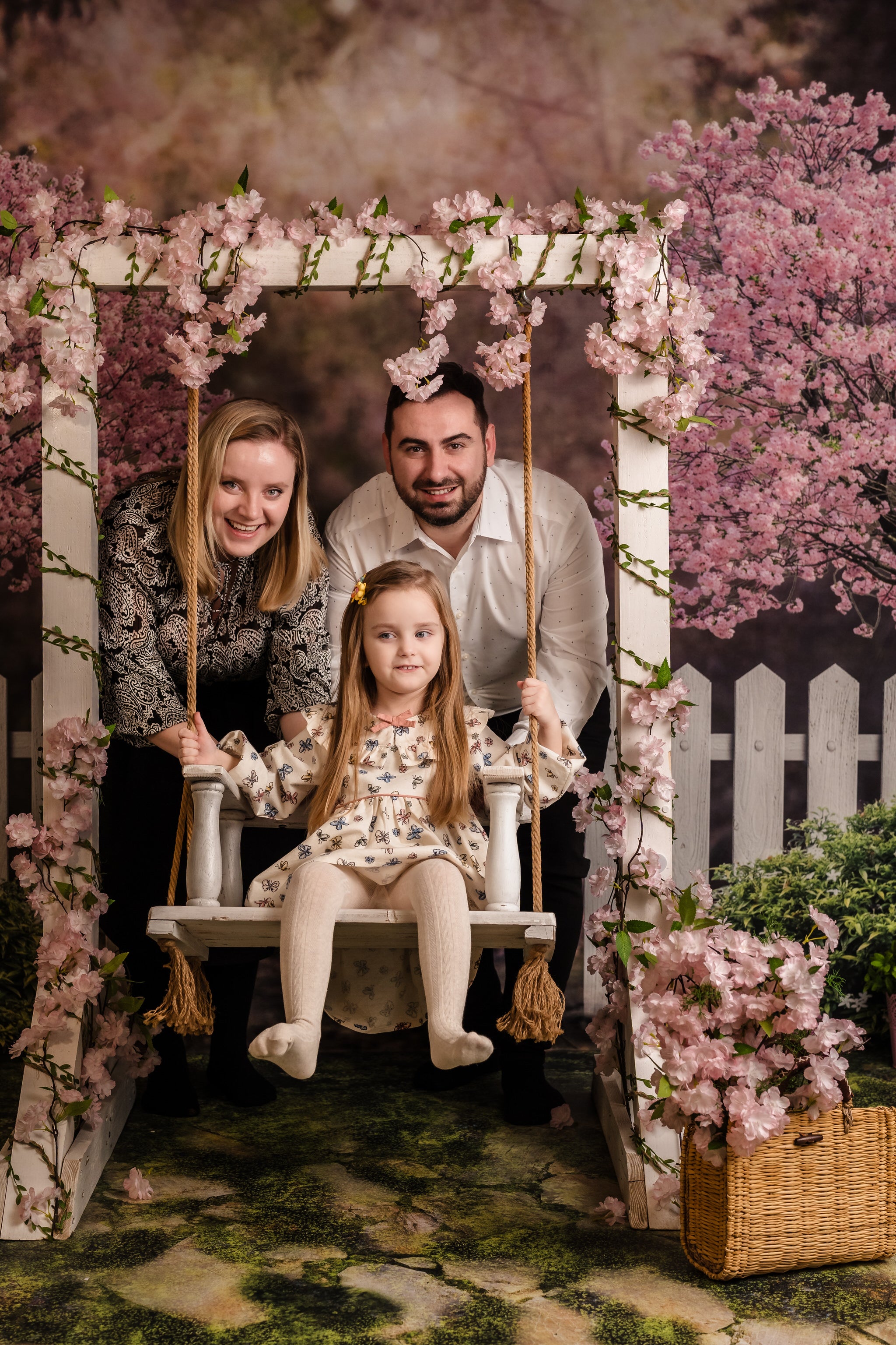 Kate Printemps Jardin Fleurs de cerisier Toile de fond pour la photographie - Kate Backdrop FR