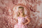 Kate Rose Or Floral Princesse Mur Toile de fond conçue par Mandy Ringe - Kate Backdrop FR