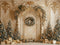 Kate Noël Sapins Cadeaux Doré Toile de fond conçue par Patty Roberts - Kate Backdrop FR