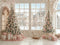 Kate Noël Sapins Cadeaux Intérieur Toile de fond en Laine conçue par Emetselch - Kate Backdrop FR