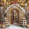 Kate Noël Arche Pain d'Épice Neige Toile de fond conçue par Mini MakeBelieve - Kate Backdrop FR
