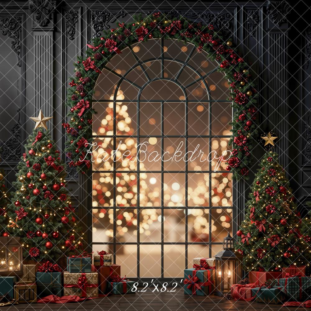Kate Noël Sapins Fenêtre Lumière Toile de fond conçue par Emetselch