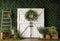 Kate Printemps Jardin Porte Plantes Toile de fond conçue par Emetselch