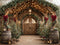 Kate Noël Maison Porte Sapins Toile de fond conçue par Emetselch - Kate Backdrop FR