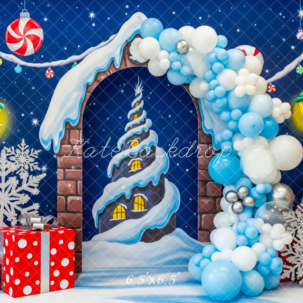 PROMO Kate Noël Bonbons Neige Cadeaux Ballons Toile de fond conçue par Patty Roberts