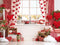 Kate Saint Valentin Cuisine Cœurs Toile de fond en Polar conçue par Emetselch - Kate Backdrop FR