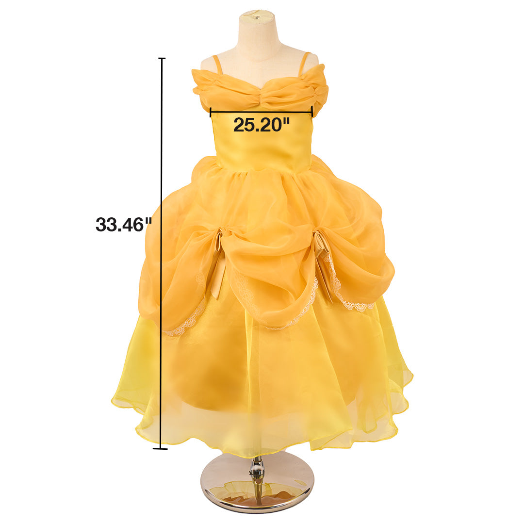 Kate Robe de Princesse Jaune Enfant Pour la Photographie - Kate Backdrop FR