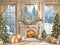 Kate Noël Salon Cheminée Montagne Toile de fond conçue par Emetselch - Kate Backdrop FR