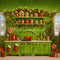 Kate Noël Cuisine Sapins Cadeaux Toile de fond conçue par Ashley Paul