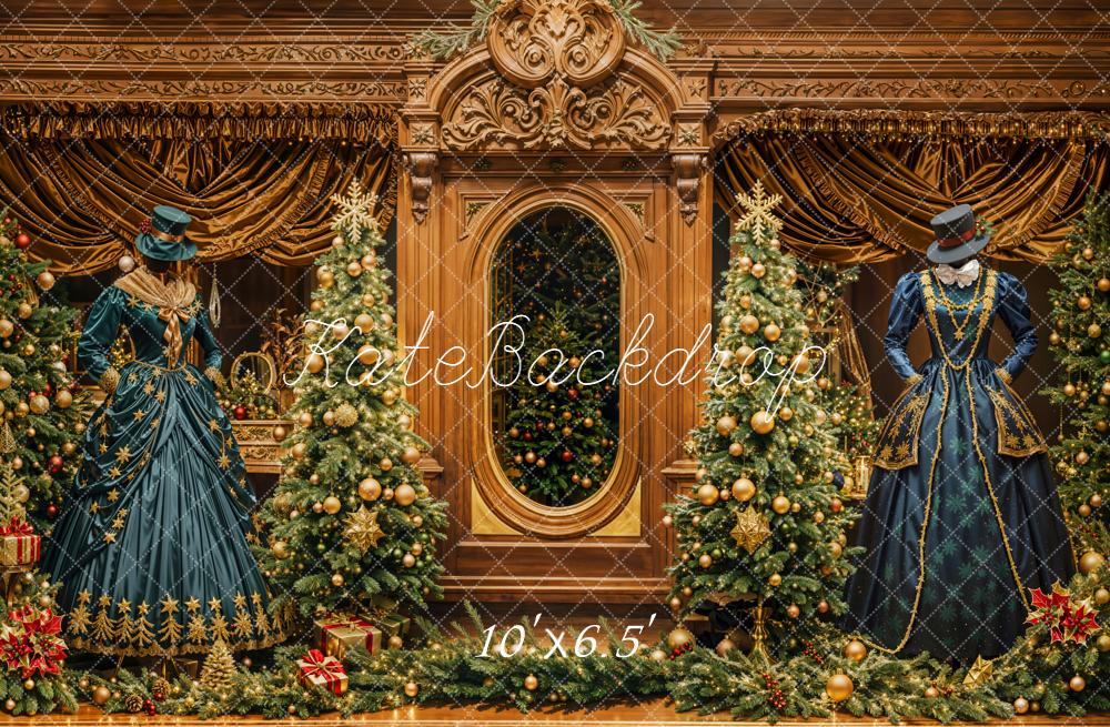Kate Noël Victorien Arbres Décorations Toile de fond en Laine conçue par Emetselch - Kate Backdrop FR