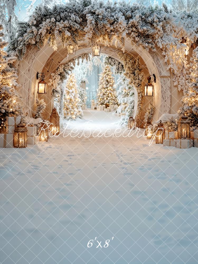 Kate Noël Arche Neige Lumières Toile de fond conçue par Emetselch