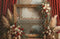 Kate Noël Cadre Doré Bohème Fleurs Toile de fond en Laine conçue par Emetselch - Kate Backdrop FR