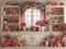 Kate La Saint Valentin Fleurs Cadeaux Toile de fond en Laine conçue par Emetselch - Kate Backdrop FR