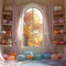Kate Automne Citrouilles Fenêtre Rideaux Toile de fond conçue par Mini MakeBelieve - Kate Backdrop FR