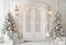 Kate Noël Sapins Blanc Porte Cadeaux Toile de fond conçue par Emetselch