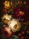 Kate Fleurs Luxuriantes Rouge Jaune Toile de fond conçue par Emetselch - Kate Backdrop FR