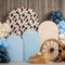 Kate Cowboy Anniversaire Ballons Bois Toile de fond conçue par Patty Roberts