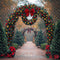 Kate Noël Arche Sapins Boules Toile de fond conçue par Mini MakeBelieve - Kate Backdrop FR
