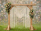 Kate Mariage Arche Fleurs Macramé Toile de fond conçue par Mini MakeBelieve