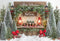 Kate Noël Chocolat Chaud Sapins Neige Toile de fond conçue par Emetselch - Kate Backdrop FR