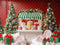 Kate Sapin de Noël Bonbons Cadeaux Toile de fond conçue par Mini MakeBelieve