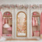Kate Noël Armoire Cadeaux Sapins Rose Toile de fond conçue par Patty Roberts - Kate Backdrop FR