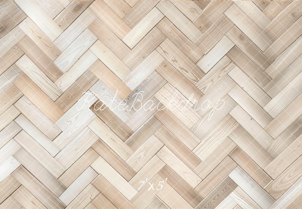 Kate Bois Parquet Clair Texture Sol Toile de fond conçue par kate image - Kate Backdrop FR