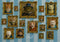 Kate Chats Aristocrates Cadres Rayures Toile de fond conçue par Mini MakeBelieve - Kate Backdrop FR