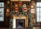 Kate Noël Cheminée Couronnes Cadres Toile de fond conçue par Mini MakeBelieve - Kate Backdrop FR