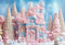 Kate Noël Maison Bonbons Hiver Neige Toile de fond conçue par Emetselch - Kate Backdrop FR