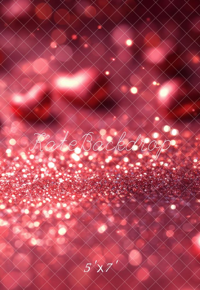 Kate Saint Valentin Paillettes Rose Toile de fond conçue par Emetselch