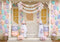 Kate Halloween Pastel Maison Fantômes Toile de fond conçue par Mini MakeBelieve - Kate Backdrop FR