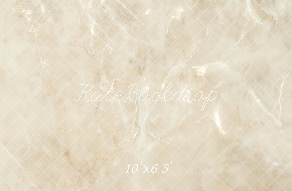 Kate Marbre Beige Texture Sol Toile de fond en Laine conçue par Emetselch
