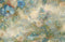 Kate Floral Bleu Beige Toile de fond en Laine conçue par Emetselch - Kate Backdrop FR