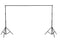 Kate Aluminium Noir 4 barres transversales Support de Fond pour la photographie - Kate Backdrop FR