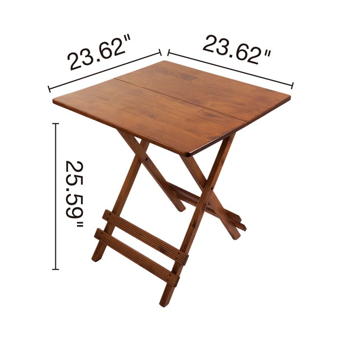 Kate Table pliante en Bois Vintage Marron Kit Accessoires - Kate Backdrop FR