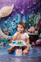Kate Mer Sirène Coffre au Trésor Anniversaire Toile de fond conçue par Emetselch - Kate Backdrop FR