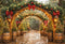Kate Noël Arche Sapins Toile de fond en Laine conçue par Emetselch - Kate Backdrop FR