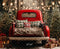 Kate Noël Camion Rouge Forêt Toile de fond en Laine conçue par Emetselch - Kate Backdrop FR