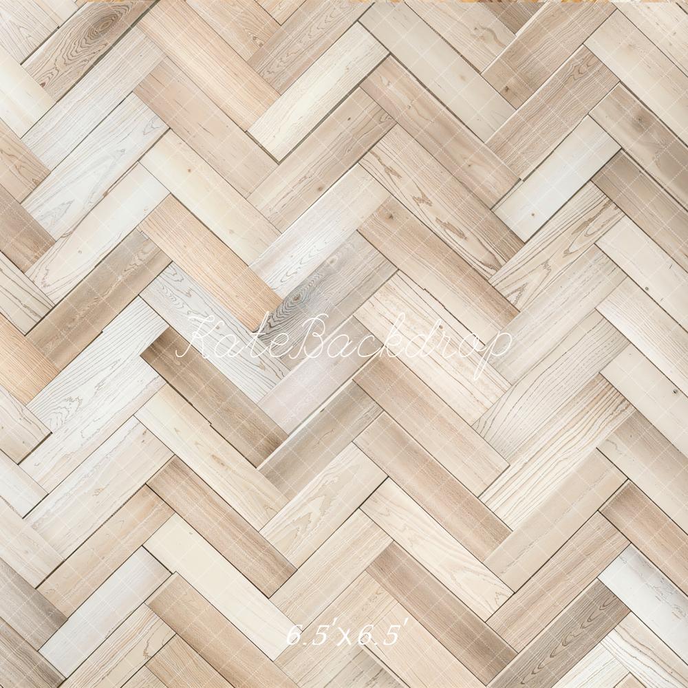 Kate Bois Parquet Clair Texture Sol Toile de fond conçue par kate image - Kate Backdrop FR