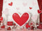 Kate La Saint Valentin Cœurs Cadeaux Rouge Toile de fond conçue par Emetselch - Kate Backdrop FR