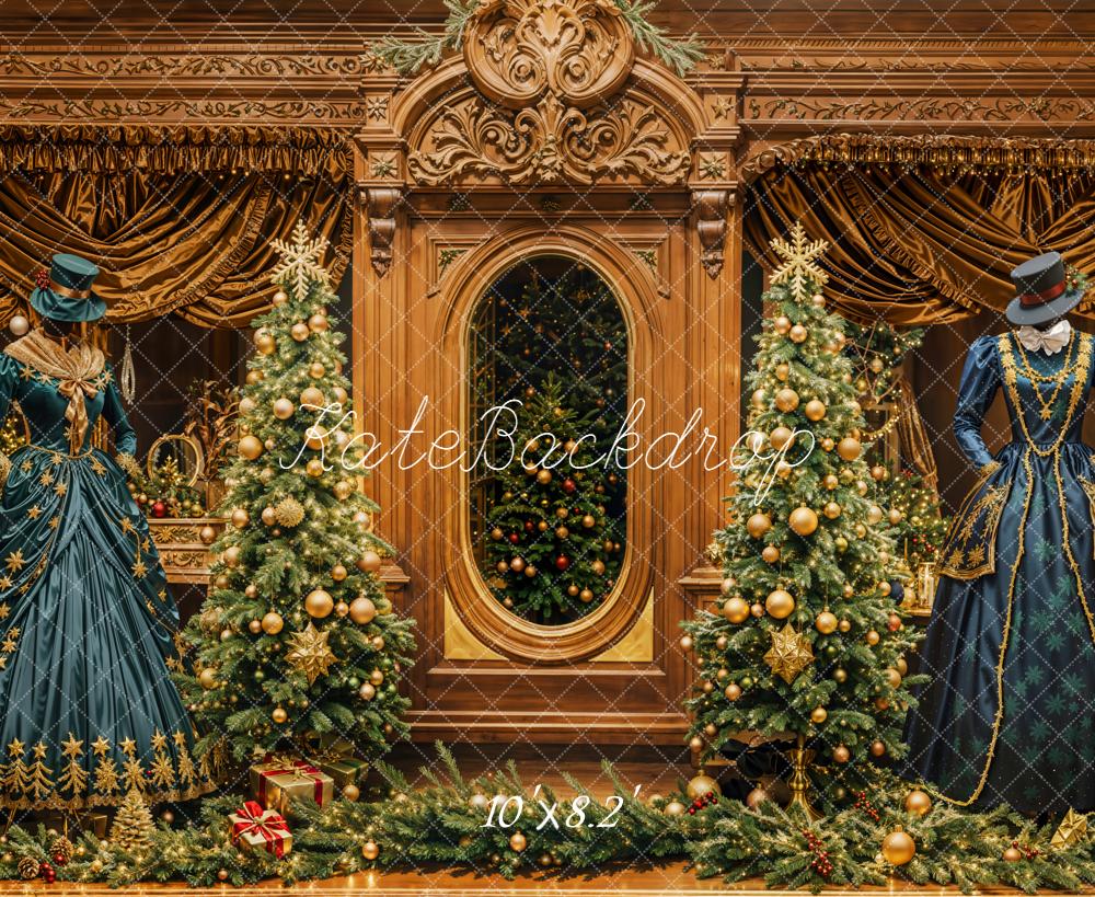 Kate Noël Victorien Arbres Décorations Toile de fond en Laine conçue par Emetselch - Kate Backdrop FR