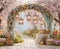 Kate Pâques Arche Fleurs Lanternes Toile de fond en Polar conçue par Emetselch - Kate Backdrop FR