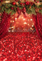 Kate Noël Guirlande Rouge Or Toile de fond conçue par Emetselch